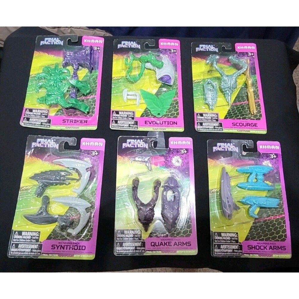 Final Faction Lot: Weapons Packs, Drone, Synthoid - Scourge, Quaker Arms